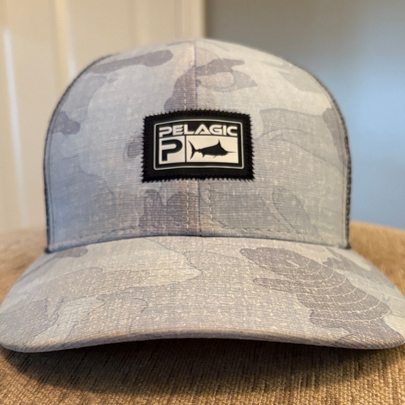 Pelagic Light Blue Camo Hat - Picture 1 of 4